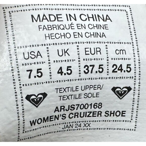 Roxy Cruizer Shoe Womens Size 7.5 Oxford Platform Sneakers Multi Color New - Picture 7 of 9